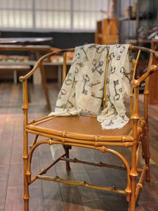 Vintage Bamboo Chair Tea House Furniture Brown