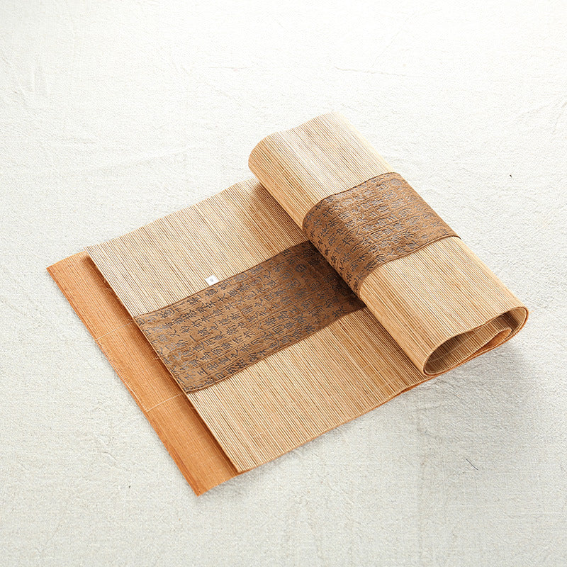 Bamboo Tea Mat_Brown Tea Ceremony Tea House