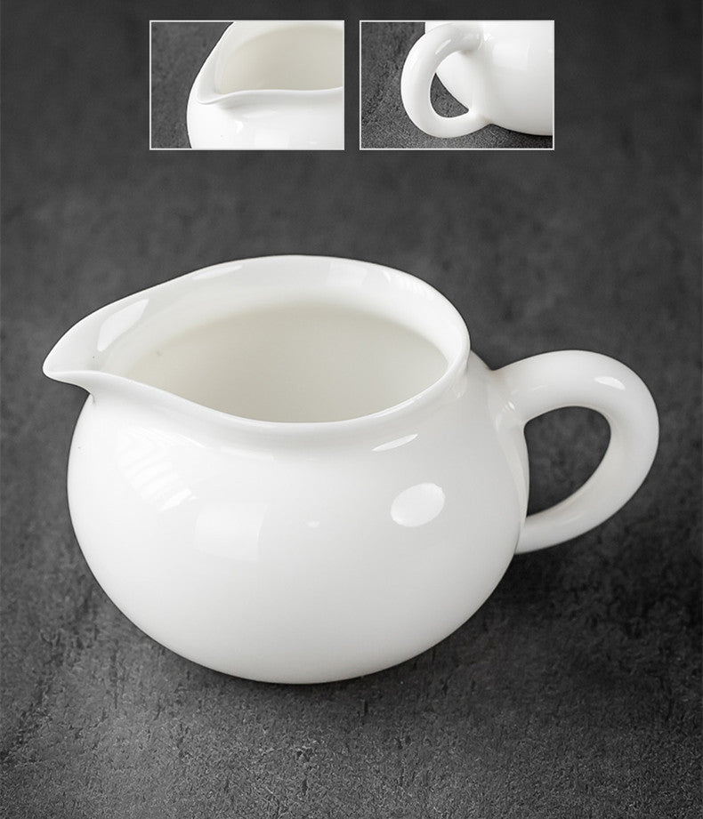 Tea Ceremony_Ceramic_Tea Set_Tea Pot_Tea Cup_Fair Jug_White