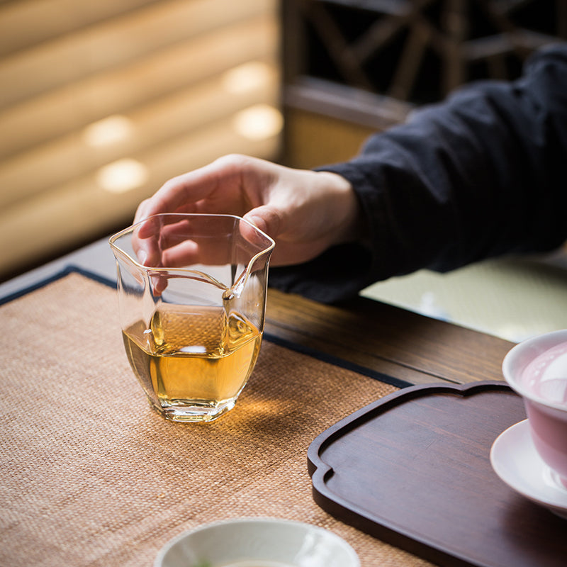 Hexagon Fair Glass_Chinese Tea Ceremony Tea-set