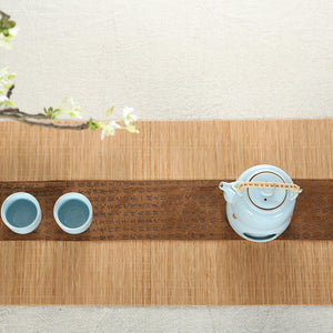 Bamboo Tea Mat_Brown Tea Ceremony Tea House