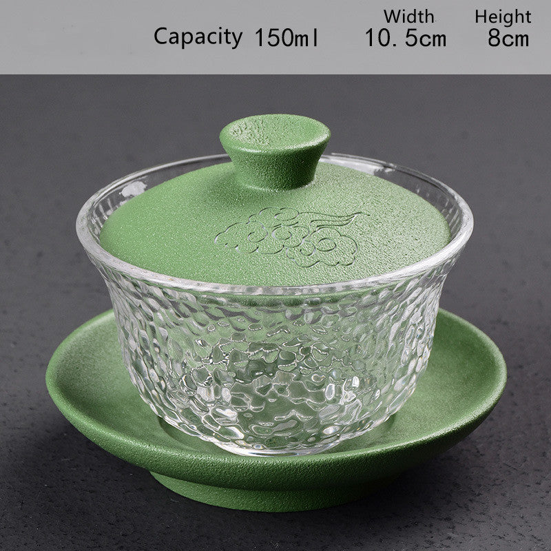 Tea Ceremony_San Cai Covered Bowl_Glass Tea Bowl