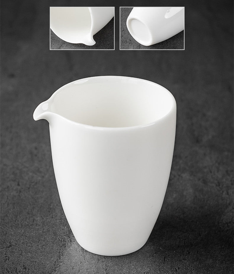 Tea Ceremony_Ceramic_Tea Set_Tea Pot_Tea Cup_Fair Jug_White