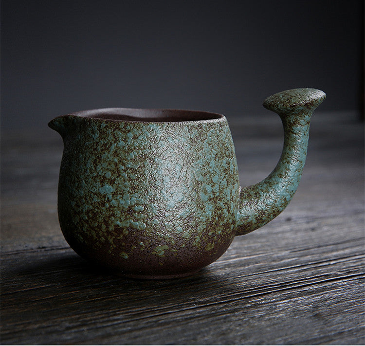 Tea Ceremony_Coarse Pottery_Fair Jug_Green