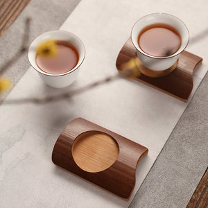 Tea Ceremony_Tea Accessories_Bamboo_Cup Stand_1 pcs