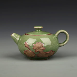 Tea Ceremony_Tea Set_Ceramic_Tea Pot_Fair Jug_Tea Cup_Green_Ge Ware