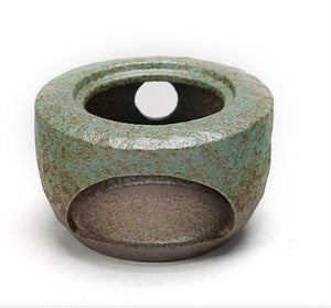 Tea Ceremony_Coarse Pottery_Candle Stove_Green