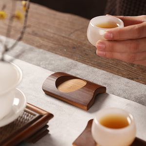 Tea Ceremony_Tea Accessories_Bamboo_Cup Stand_1 pcs